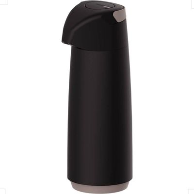 Garrafa Térmica Tramontina Exata 1,8L Preto Ampola de Vidro para Café Chá Água Cozinha Mesa Jantar
