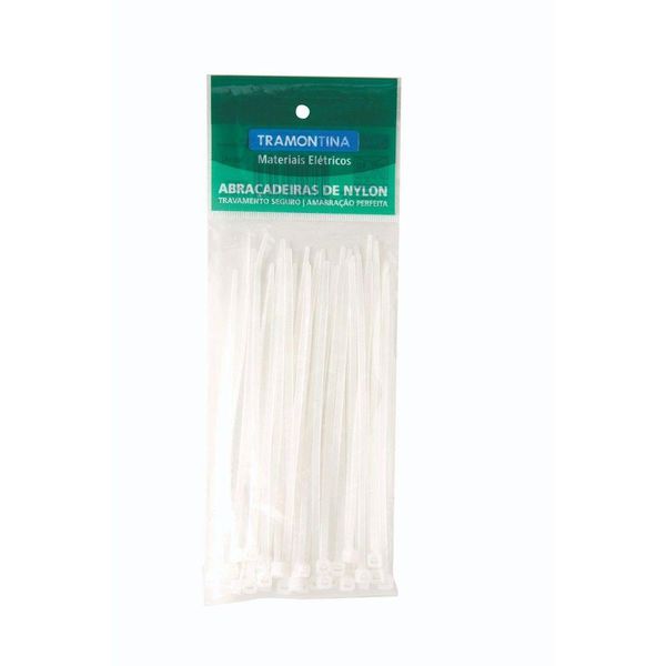 Abraçadeira de Nylon 295x4,6 mm Tramontina Branca