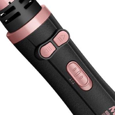 Escova Rotativa Mondial Tourmaline ION 1200W ERB-0 - 8986-01 PRETO/GOLDEN Rose Bivolt