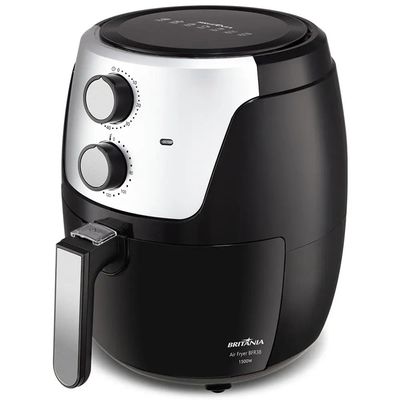 Fritadeira AIR FRYER Britania 4,2L BFR38 - 63802097  PRETO/CINZA  220 VOLTS