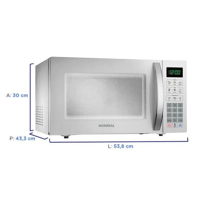 MICRO-ONDAS 34L Mondial MO-02-34 - 5617-02  Branco  220 VOLTS