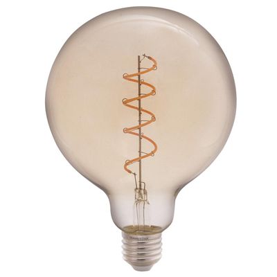 Lâmpada LED Espiral Tramontina G125 4W 2200K Luz Amarela