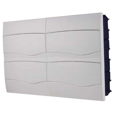 Quadro de Distribuição de Embutir 48 DIN ou 32 NEMA Tramontina com Porta Branca