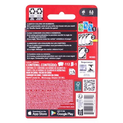 Jogo de Cartas Uno Original UNICA