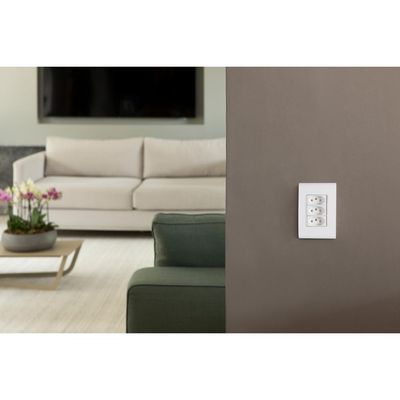 Modulo Tomada 2P T Tramontina 20 A 250 V Branco