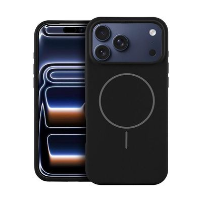 Capa para iPhone 17 Pro - Silicon Liquid Magsafe - Preta - Gshield