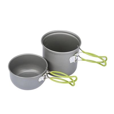 Kit Panelas Camping Aluminio Kit Cozinha Acampamento Outdoor Panela Viagem Praia Pesca Com Bolsa