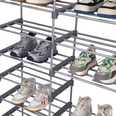 Sapateira Grande 30 Pares Organizador Quarto 12 Plateleiras Organizador 60 Tenis Sapatos Estante