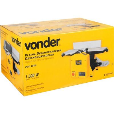 Plaina Desempenadeira Desengrossadeira Pdd1500 Vonder 110V