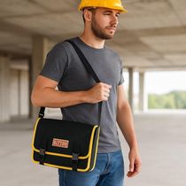 Bolsa Porta Ferramenta Impermeável Cartucheira Encanador Eletricista Alça Transversal Regulável 2