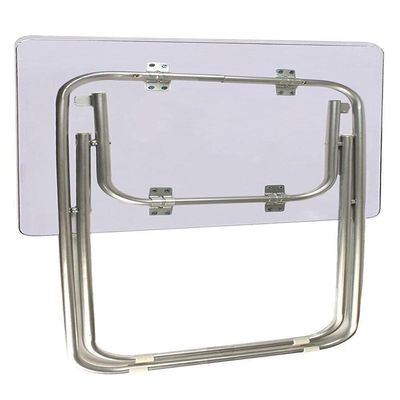 Mesa Portatil Aluminio Madeira Camping Festa Suporte Notebook Dobravel 70x50cm Home Office Multiuso
