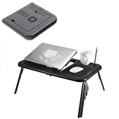 Mesa Notebook Apoio Refrigerador 2 Coolers Ventilador Touch Suporte Base Refrigerada Cama Sofa
