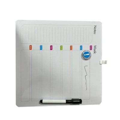 Lousa Planejamento Semanal Quadro Magnetico Planner Multiuso Tarefas Recados Anotacoes Aviso