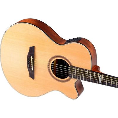 Violão Eletroacústico Strinberg Sf200c Aço Natural Satin