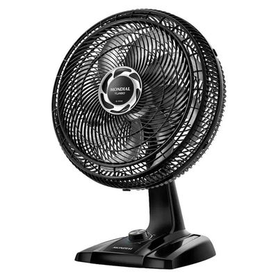 Ventilador 40cm Mondial Turbo Nvt-40-8p-nb - 3798-01 Preto-prata 110V