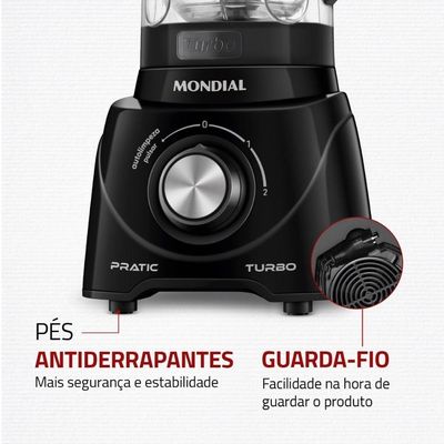 Liquidificador L-98-B Mondial Preto 220V