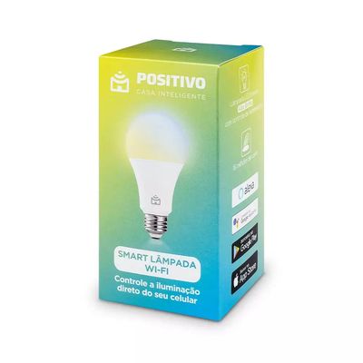 Lâmpada Inteligente Positivo Wi-Fi Smart Home Branca UNICA