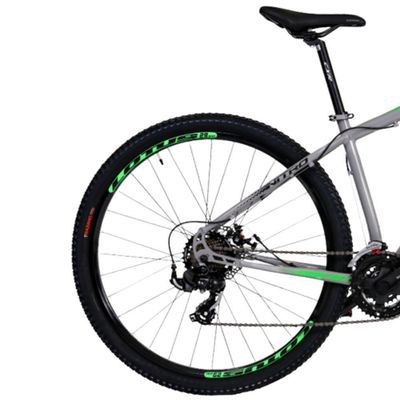 Bicicleta Cairu Nitro Aro 29 Al 21v 17.5 - 311864 Cinza - Verde
