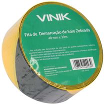 Fita Para Demarcacao De Solo Zebrada 48mm X 30m