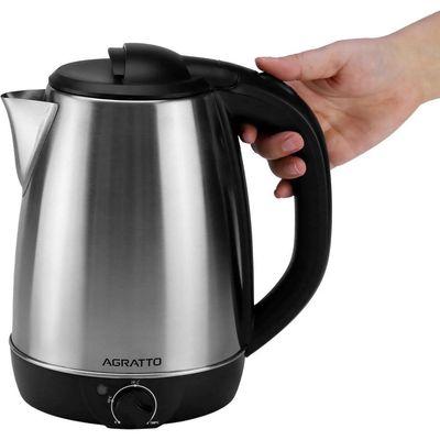 Chaleira Elétrica Agratto Aroma 2,2 Litros Inox 220V