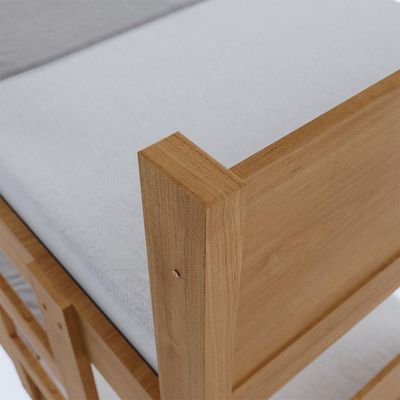 Beliche Resistente Fortaleza Em Mdf Vira 2 Camas Solteiro Amêndoa Com 2 Colchões