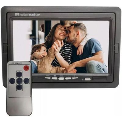 Tela Monitor Tft Veicular Lcd 7 Polegadas Digital Com Controle