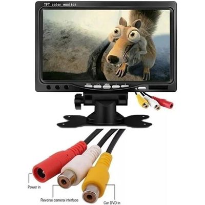 Tela Monitor Tft Veicular Lcd 7 Polegadas Digital Com Controle