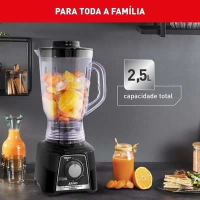 Liquidificador Arno Powermix 700W LQ33 Preto 220V