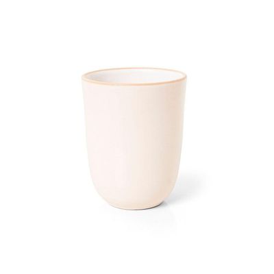 Jogo De Caneca Copa E Cia 2 Peças Harmonie Em Cerâmica Off-white