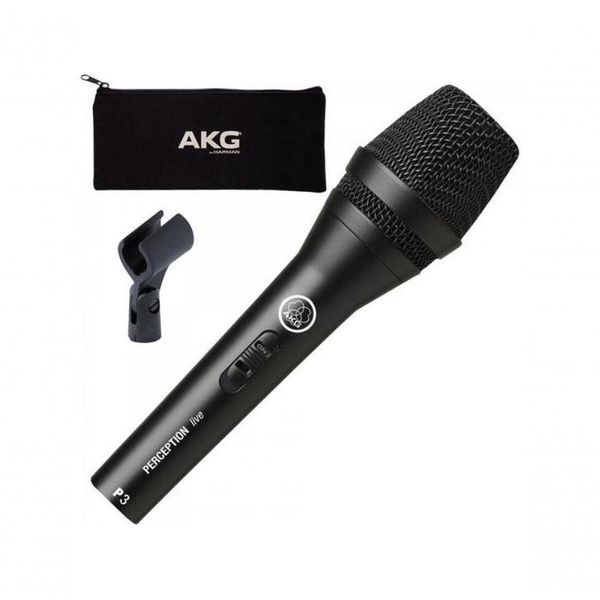 Microfone Perception Akg 3s Preto