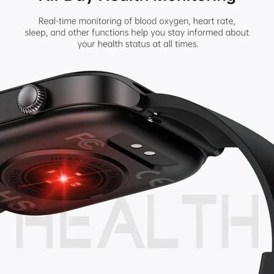Relógio Inteligente Monitoramento De Saúde 202 Bluetooth Preto