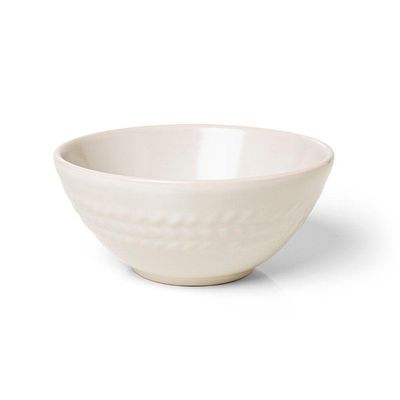 Bowl Copa E Cia Tramato Em Cerâmica Ivory
