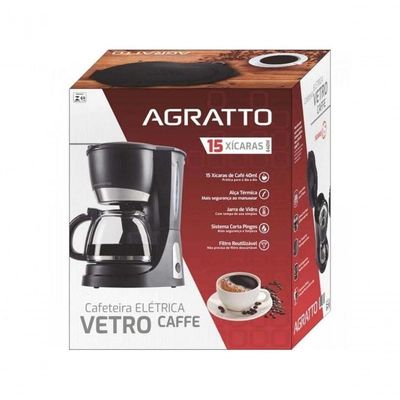Cafeteira Elétrica Agratto Vetro Caffe Cev15 220V