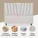 Cabeceira Cama Box Queen 160 Cm Lizza Em Corino Com Frame Bege