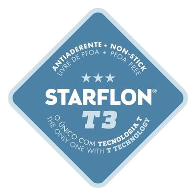 Forma E Pudim Alumínio Antiaderente Starflon T3 Grafit