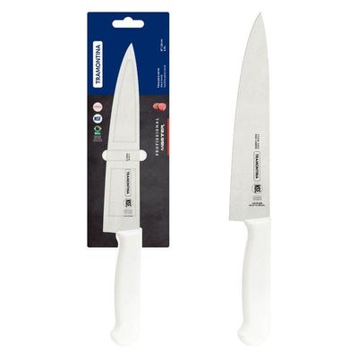 Faca para Carne Tramontina Aço Inox Cabo Branco