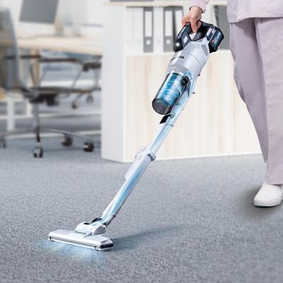 Aspirador de Pó Vertical Sem Fio 40V Makita Ciclone LED