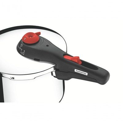 Panela De Pressão Tramontina Solar 22cm Em Aço Inox 4,5 Litros