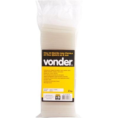 Cola Bastão Para Pistola 8mm Pacote Com 1kg - Vonder