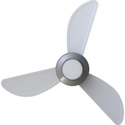 Ventilador De Teto Ventisol Mistral 3 Pás Branco-cinza Bivolt