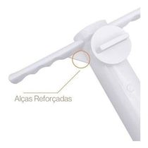Âncora De Fixação P/ Guarda-sol 38mm Tobee Com Haste Branca Branco