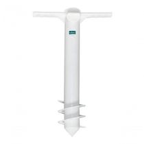 Âncora De Fixação P/ Guarda-sol 38mm Tobee Com Haste Branca Branco