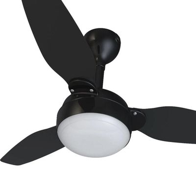 Ventilador De Teto Ventisol Legacy 3 Pás Preto-tabaco Bivolt