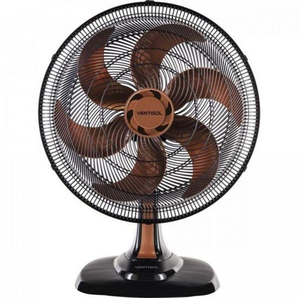Ventilador De Mesa 50cm 220V Turbo6 Bronze Ventisol