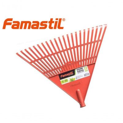 Kit 02 Vassoura Rastelo Ancinho Plástico Cabo Famastil = Trapp