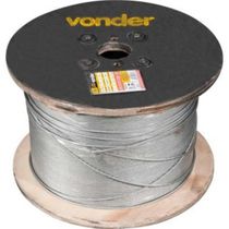 Cabo De Aço Galvanizado Aa 6,0mm 18x7 Com 1000m - Vonder