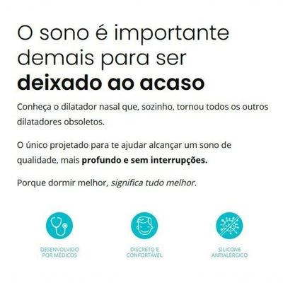 Clip Dilatador Nasal Anti Ronco Apneia Respire Melhor