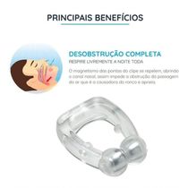 Clip Dilatador Nasal Anti Ronco Apneia Respire Melhor