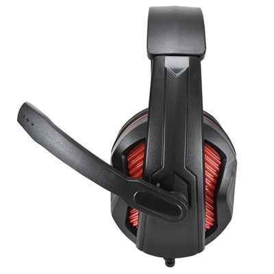 Fone de Ouvido EVUS PC Gamer F-02 2 Conectores P2 PRETO/ Vermelho