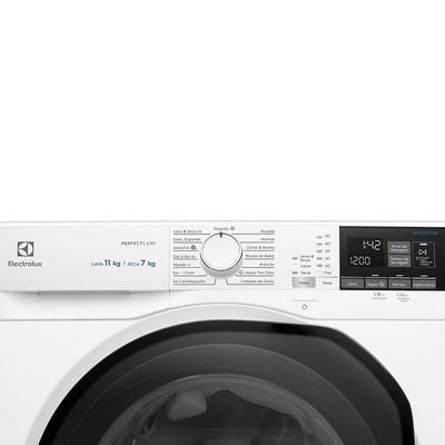 Lava e Seca Electrolux 11Kg Branca Perfect Care Inverter com Água Quente/Vapor (LSP11) 127V